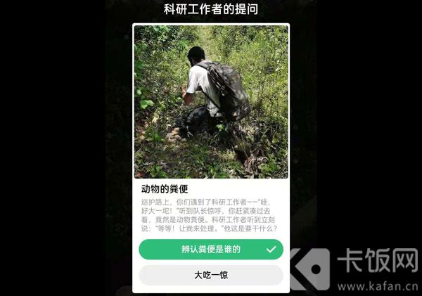 蚂蚁森林保护地巡护答案