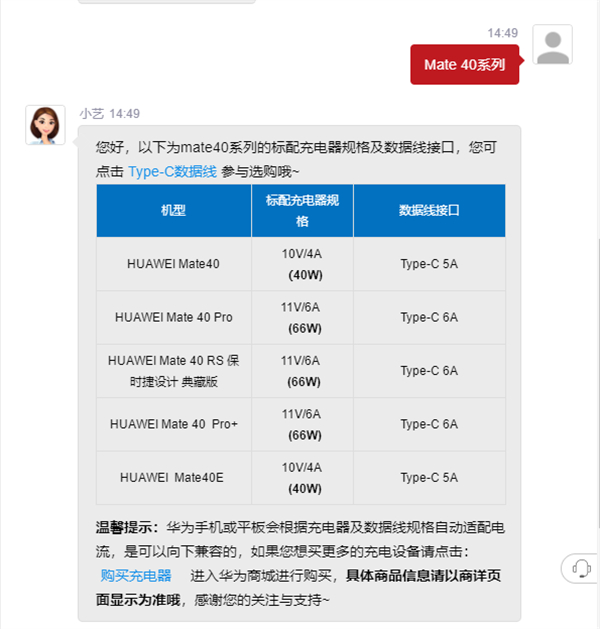华为5a和6a充电线的区别