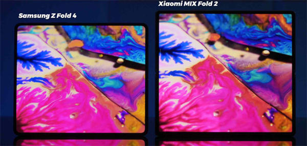 三星Z Fold 4和小米 MIX Fold 2对比