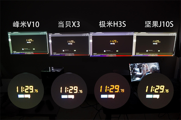 峰米V10、坚果J10S、极米H3S、当贝X3对比评测