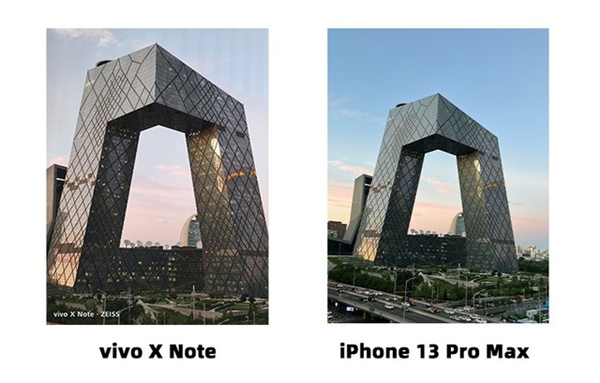 vivo X Note和iPhone 13 Pro Max对比评测