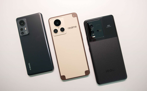 小米12S、真我GT2大师探索版和iQOO 10对比评测