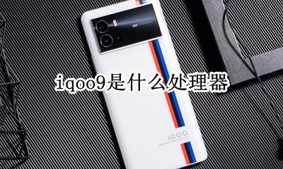 iqoo9是什么处理器 iqoo9用什么处理器