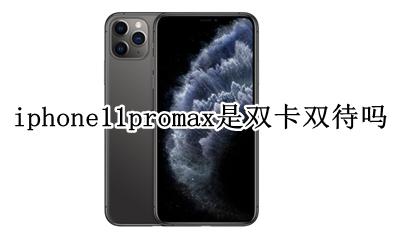 apple11promax是双卡双待吗 iphone11promax是双卡双待吗
