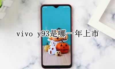 vivo y93是哪一年上市 vivo y93什么时候上市