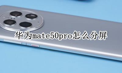 华为mate50pro怎么分屏 华为mate50pro分屏能分多屏吗