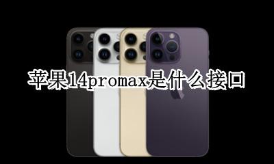 14promax 接口 苹果14promax是什么接口