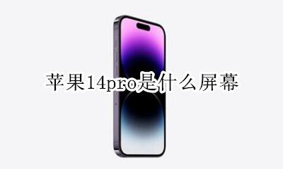 苹果14pro是什么屏幕 苹果14pro用的是什么屏幕