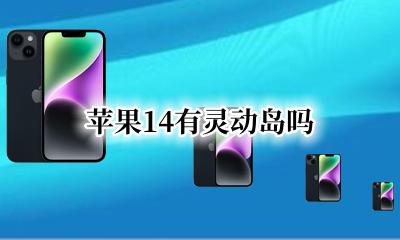 苹果14有灵动岛吗 苹果14灵动岛是什么意思