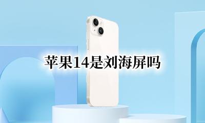 苹果14是刘海屏吗 苹果14是刘海屏幕吗
