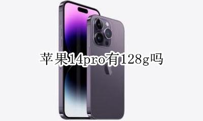 苹果14pro有14g 苹果14pro有128g吗