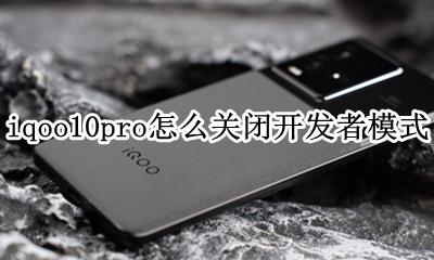 iqoo10pro怎么关闭开发者模式 iqoo10pro开发者模式怎么关闭