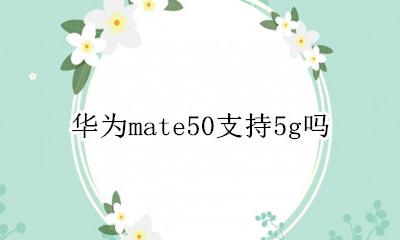华为mate50支持5g吗 华为mate50pro支持50G吗