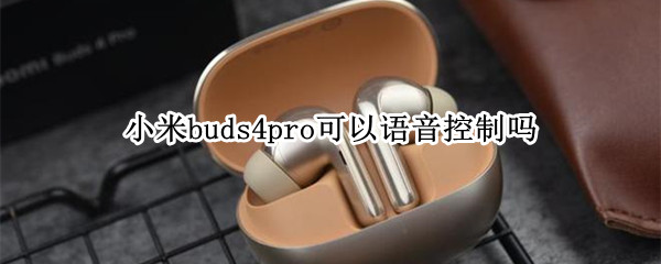 小米buds4pro可以语音控制吗