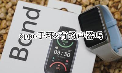 oppo手环2有扬声器吗 oppowatch2有扬声器吗