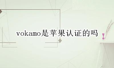 vokamo是苹果认证的吗 vokamo手机壳是苹果认证的吗