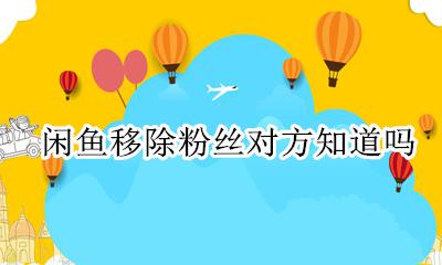 闲鱼可以移出粉丝吗 闲鱼移除粉丝对方知道吗