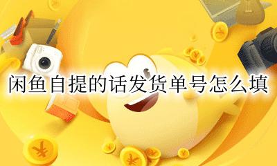 闲鱼上自提怎么填写单号 闲鱼自提的话发货单号怎么填