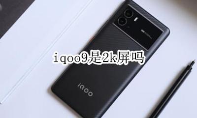 iqoo9屏幕 iqoo9是2k屏吗
