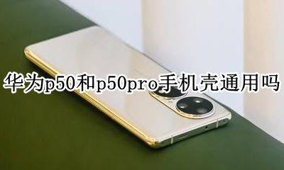 华为p50和p50e手机壳通用吗 华为p50和p50pro手机壳通用吗