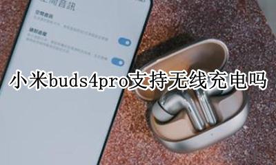 小米4口usb充电器 小米buds4pro支持无线充电吗