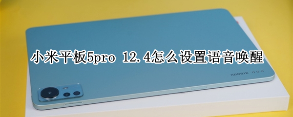 小米平板5pro 12.4怎么设置语音唤醒