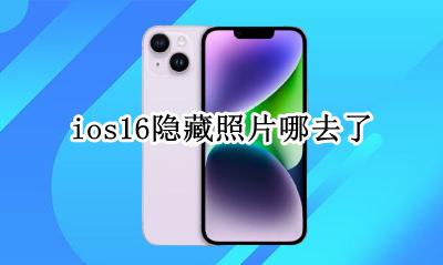 ios16隐藏照片在哪 ios16隐藏照片哪去了