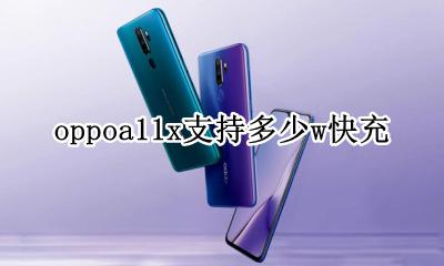 oppoa11x支持多少w快充 oppoa11x充电器是快充吗