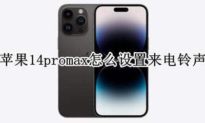 苹果14promax怎么设置来电铃声 苹果14promax手机铃声怎么设置