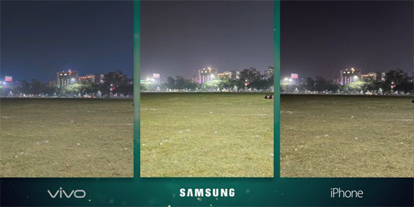 三星S22 Ultra、苹果14 Pro Max、vivo X80 Pro夜景拍照对比