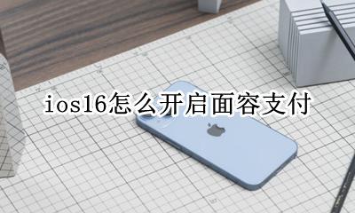 ios16怎么开启面容支付 iphone16怎么开启面容支付