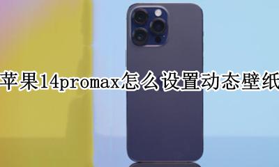 苹果14promax怎么设置动态壁纸 苹果14promax可以设置动态壁纸吗
