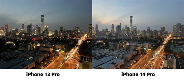 iPhone 14 Pro和13 Pro影像对比