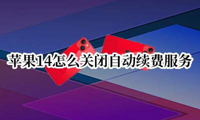 苹果14怎么关闭自动续费服务 苹果14.14自动续费如何关闭