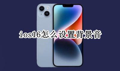 ios16怎么设置背景音 ios16怎么开启背景音