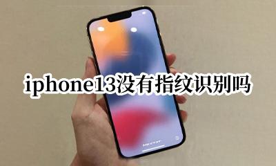 iphone13没有指纹识别吗 iphone 13有没有指纹识别