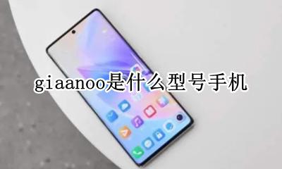 iqoo手机是什么牌子 giaanoo是什么型号手机