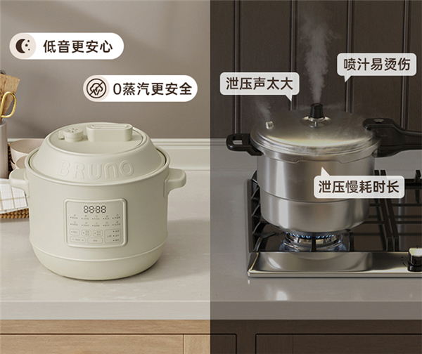 BRUNO小胖墩电压力锅评测