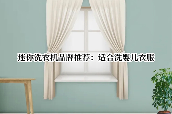 迷你洗衣机品牌推荐