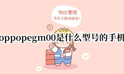 oppoPEHT00是什么型号手机 oppopegm00是什么型号的手机