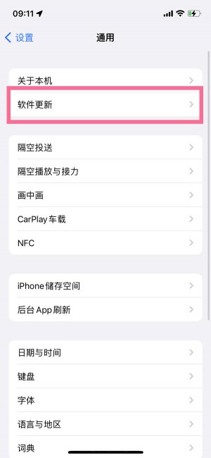 苹果14pro怎么关闭自动更新