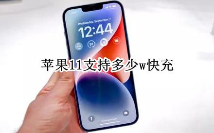苹果11支持多少w快充 苹果支持多少w快充11