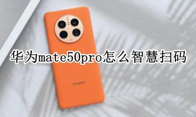华为智慧屏怎么扫码 华为mate50pro怎么智慧扫码