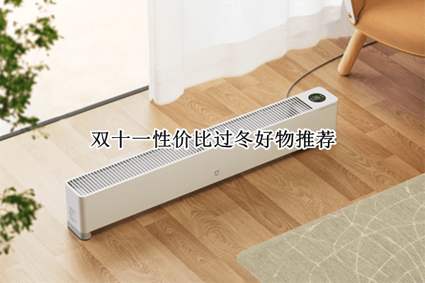 双十一性价比过冬好物推荐