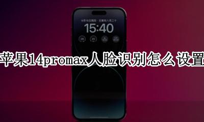 苹果14promax人脸识别怎么设置 苹果14promax如何设置人脸识别