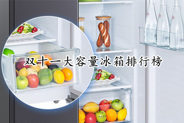 双十一大容量冰箱排行榜
