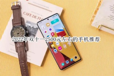 2022年双十一2500元左右的手机推荐 双十一2500元左右的手机有哪些