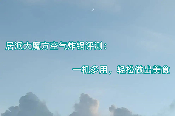 居派大魔方空气炸锅评测