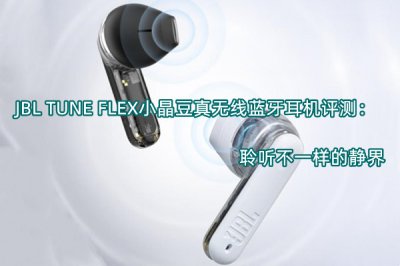 JBL TUNE FLEX小晶豆真无线蓝牙耳机评测 怎么样