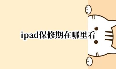 ipad保修期在哪里看 ipad怎么查看保修期